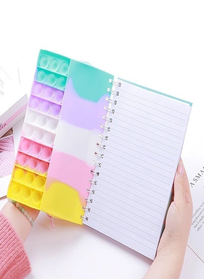 CherryBox diary with Stationary Pouch for Pen Pencils Sharpner Eraser Coins Organiser Butterfly Design for Kids School Gifting - Image 3